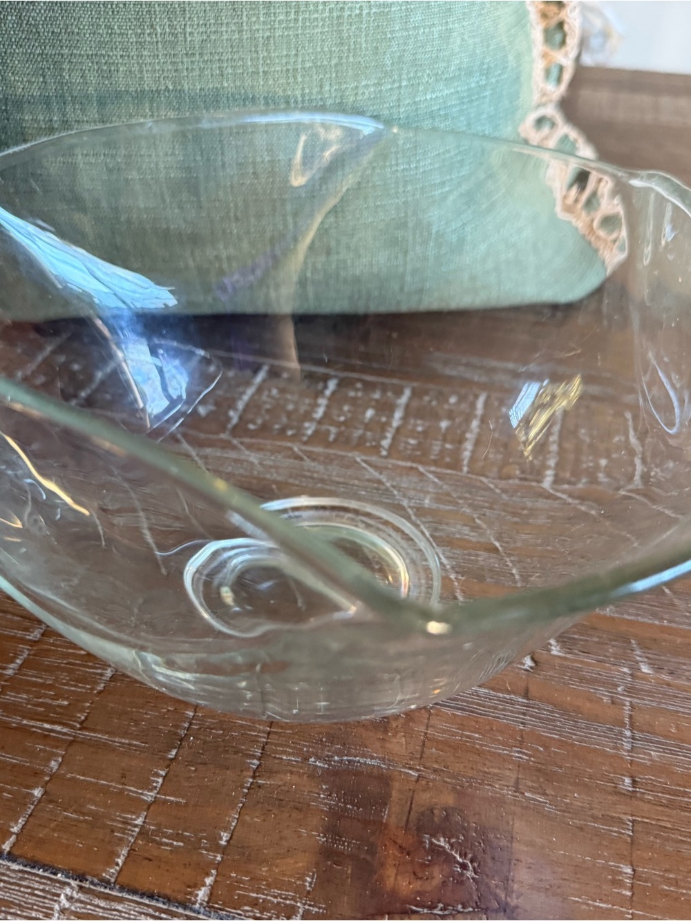 Mid Century Indiana Glass company salad bowl.